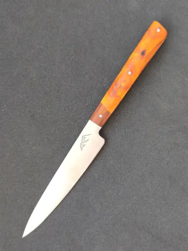 Couteau Office - assemblage biseau bois de fer et if 